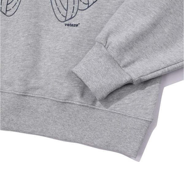 AubeA Star Ribbon Sweatshirt (4 colors)：圖片 7
